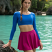 Women Swimwear Move Skirt Swim Set