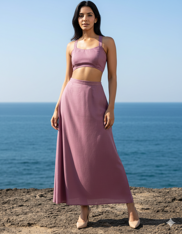 Blush Mauve Elegance Co-Ord Set