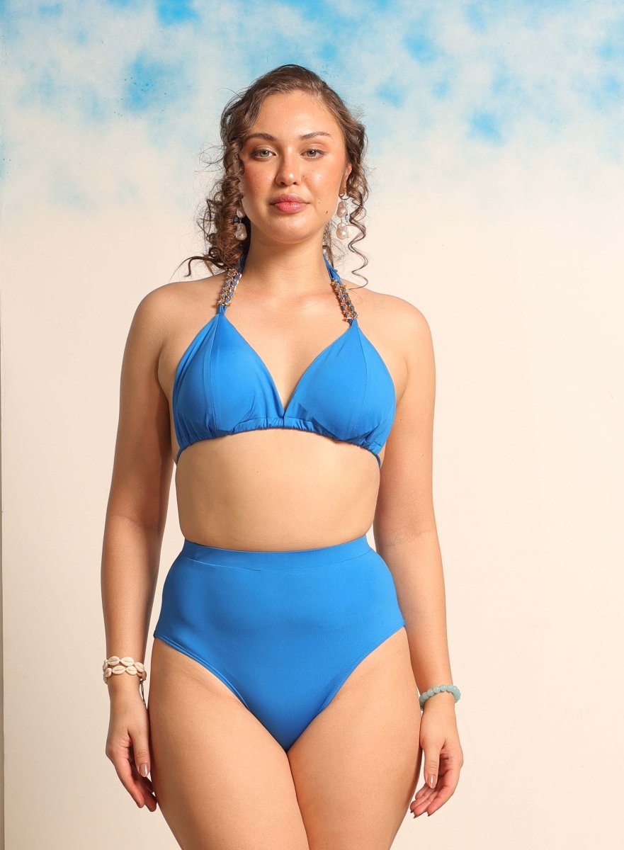 Arambol Blue Bikini Set - AOBASWIMWEAR