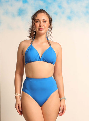 Arambol Blue Bikini Set - AOBASWIMWEAR