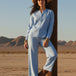 Grey Linen Trouser Co-ord Set