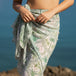 Green Tropical Print Sarong