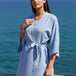 Light Blue Linen Co-ord Set with Robe