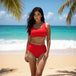 Women Swimwear Lava Bikini Set