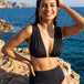 Black Solid Bikini Set