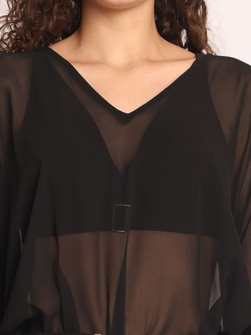 Black Lace Beach Dress – AIBW-250A