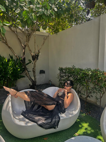 Midnight Cut-Out Swimsuit Set