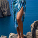 Blue Printed Sarong