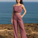 Mauve Linen Trouser Co-ord Set