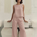 Pink Linen Trouser Co-ord Set
