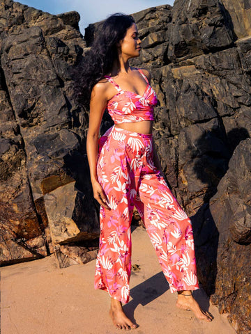 Pink Tropical Co-ord Set