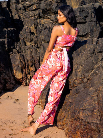 Pink Tropical Co-ord Set